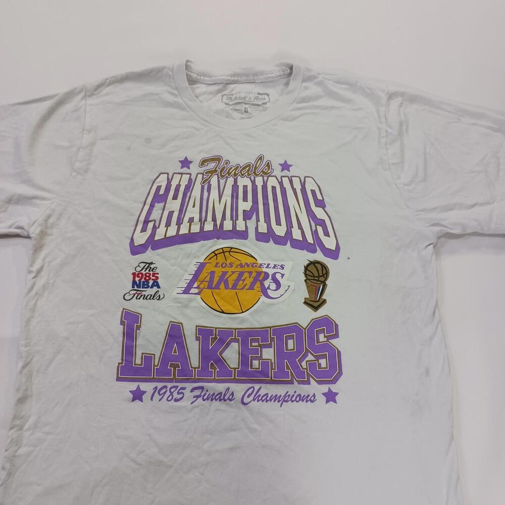 Mitchell & Ness NBA LOS ANGELES LAKERS 1985 NBA Finals Champion T-Shirt Boys XL